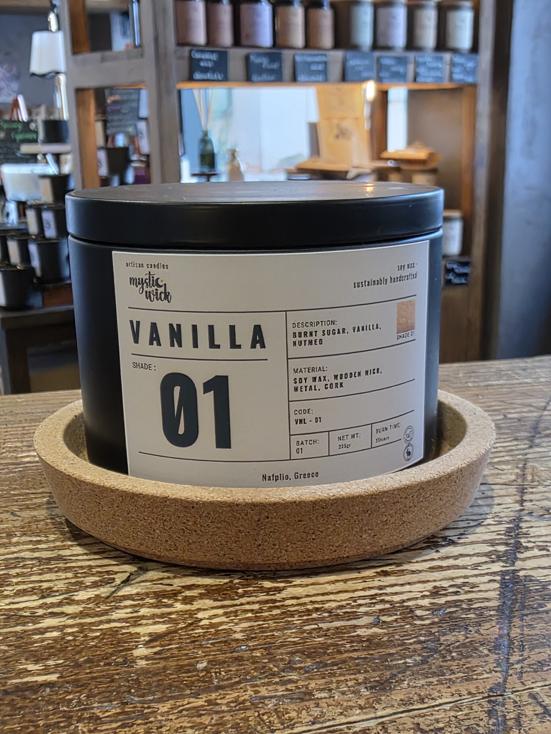 Vanilla with Cork base