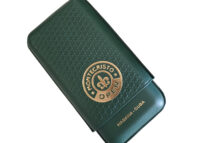 Leather Cigar Case Montecristo Open 3 Cigars
