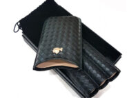 Πουροθήκη Μαύρη 3 Πούρων Cohiba Logo