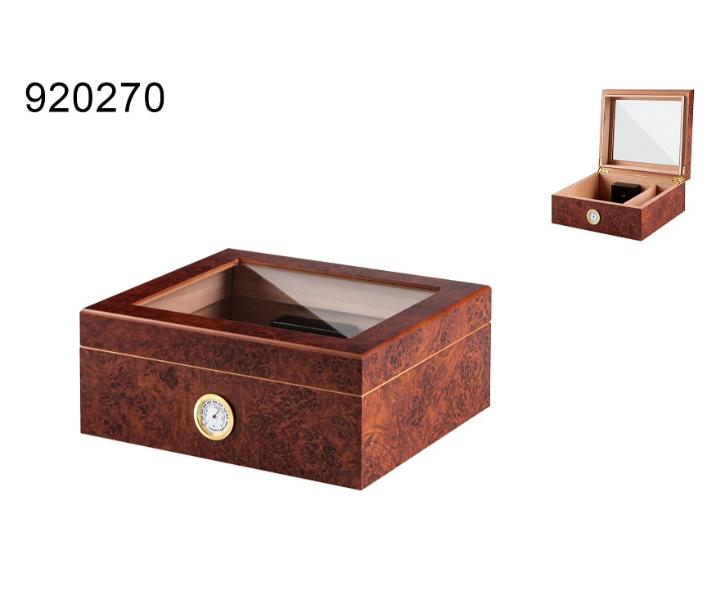 Υγραντήρας Πούρων Angelo "Root Wood" με Τζάμι